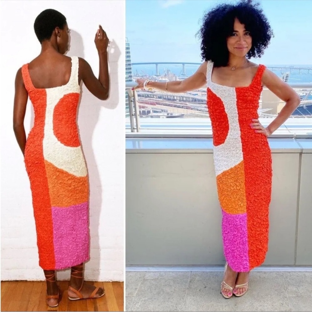 Like new MARA HOFFMAN Sloan Dress S $725 - Picture 6 of 12